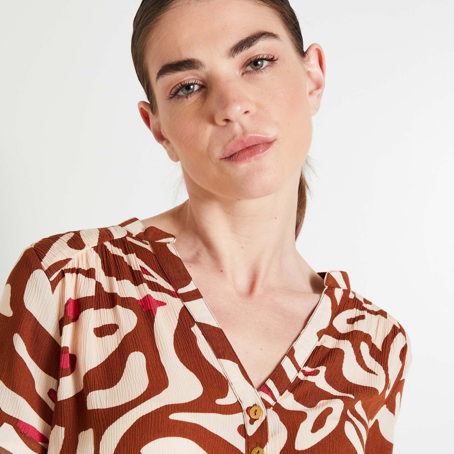 Blouse imprimée femme