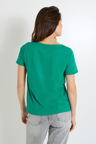 T-shirt col rond femme