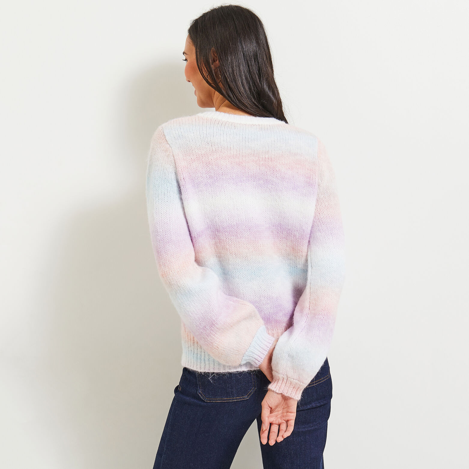 Pull multicolore femme