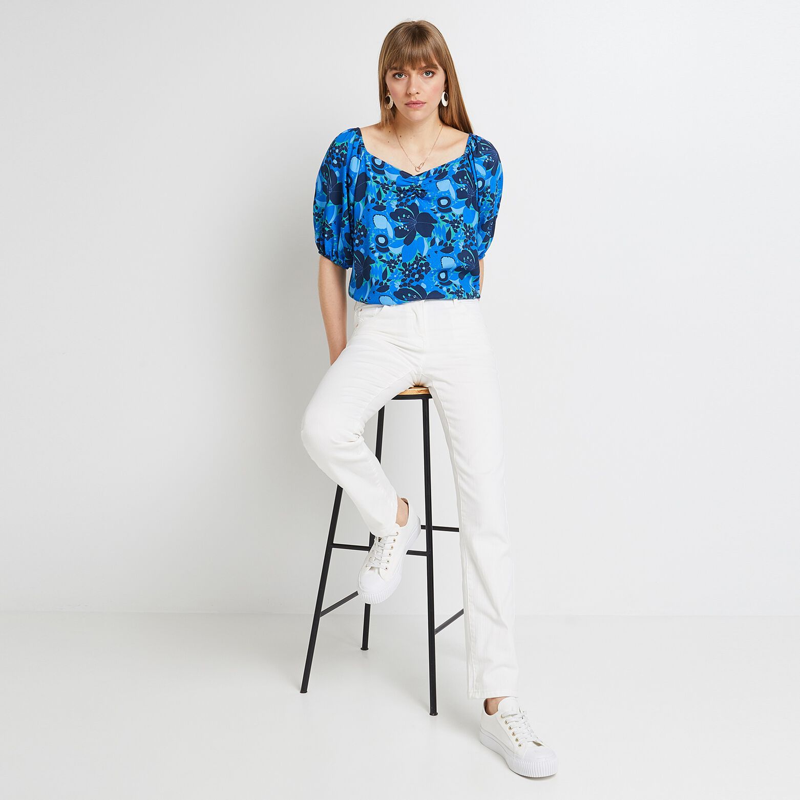 Blouse imprimée femme