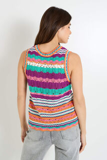 Pull sans manches femme