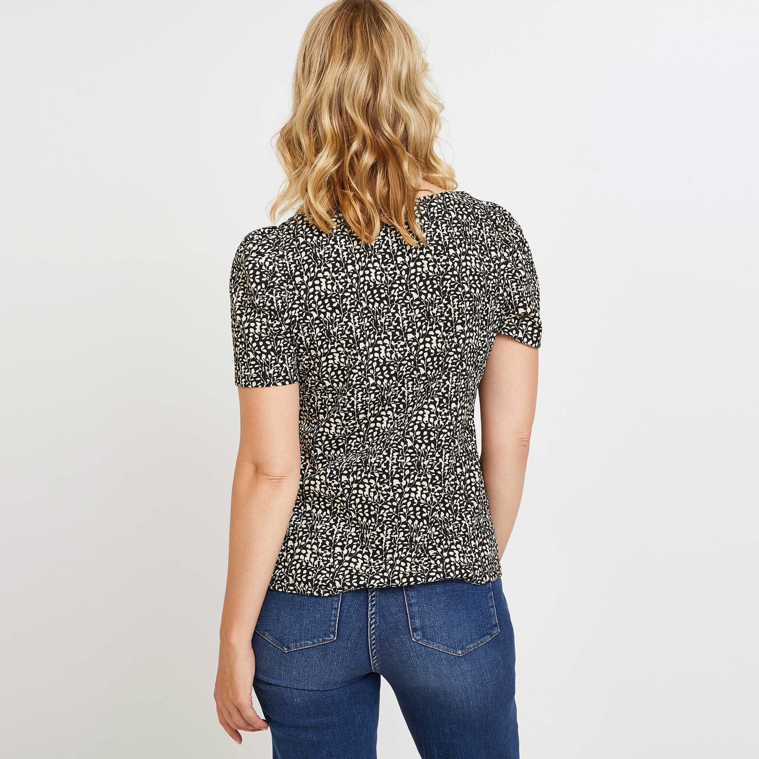 T-shirt froissé femme