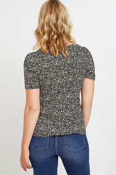 T-shirt froissé femme