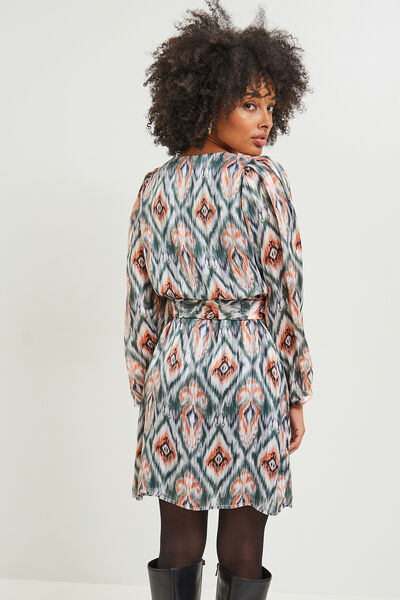 Robe col V femme