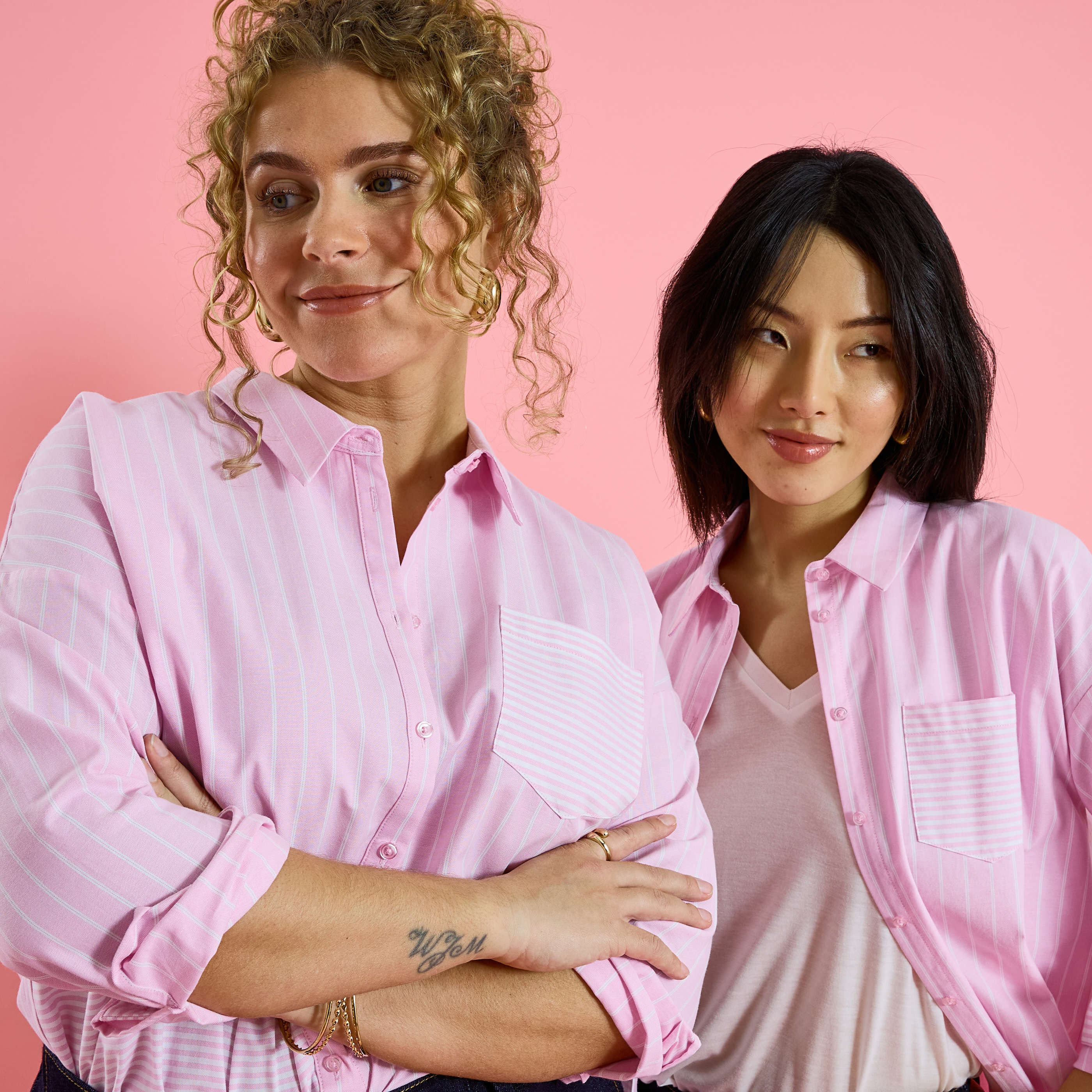 Chemise &agrave; rayures femme