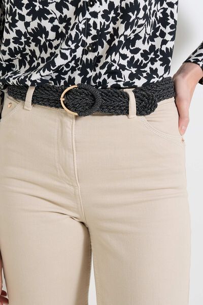 Ceinture tressée femme