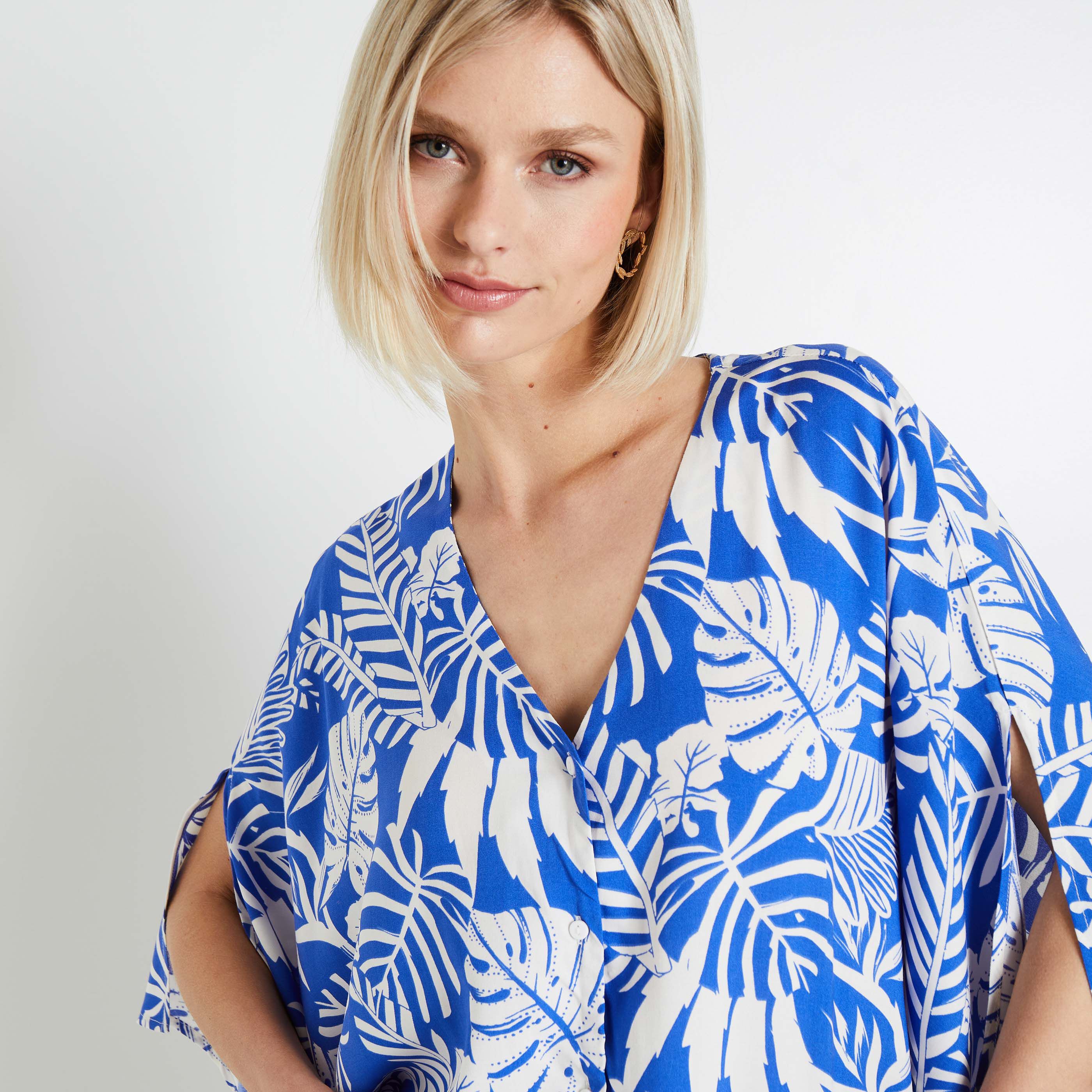 Blouse imprim&eacute;e femme