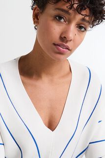 Pull à rayures femme