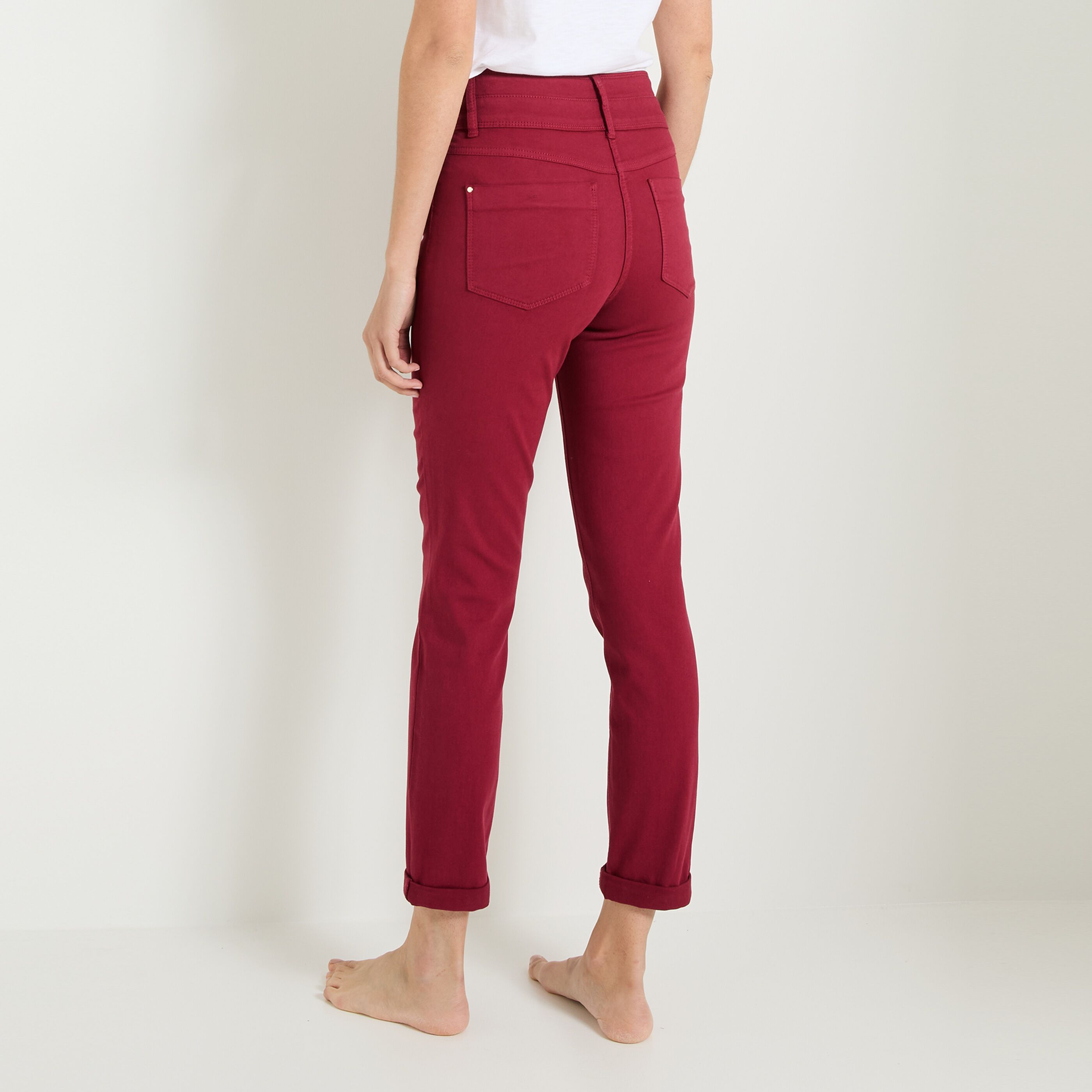 Jeans colorés femme clearance