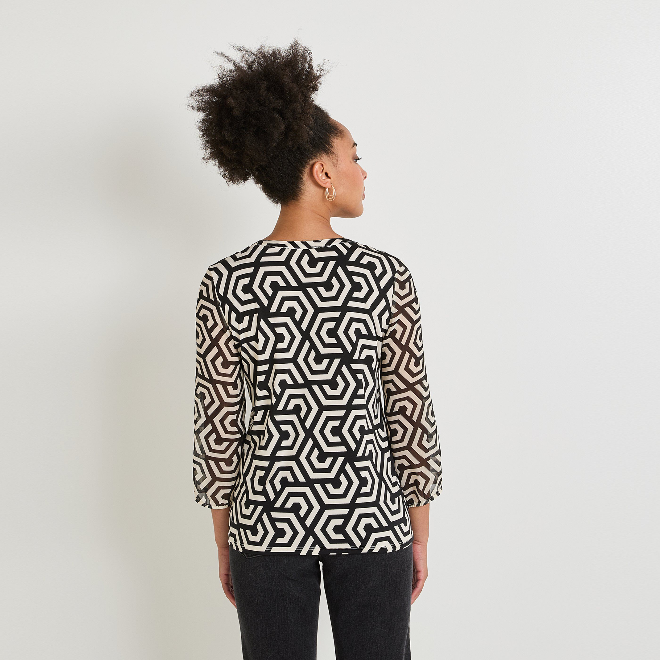 T shirt imprim&eacute; femme