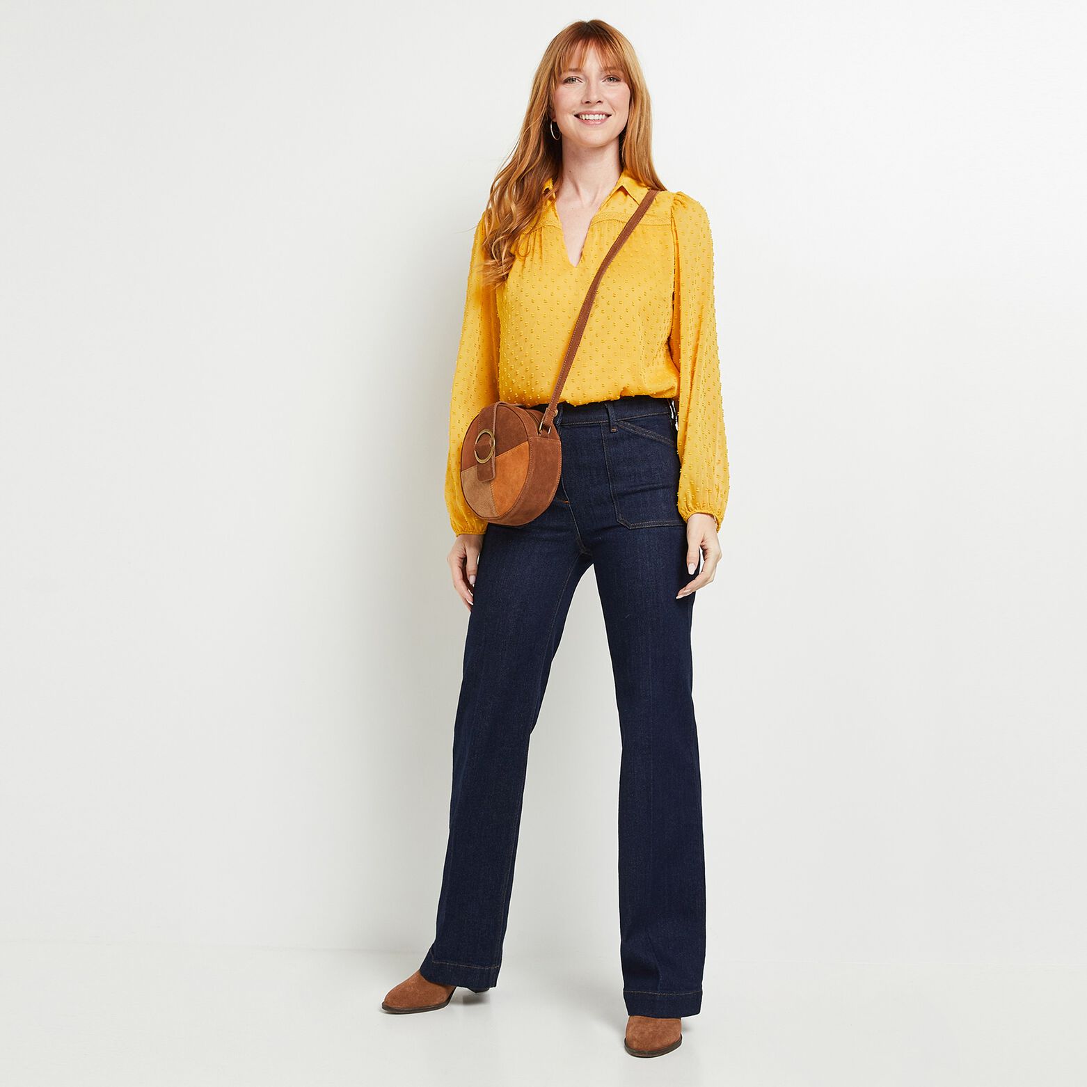 Blouse plumetis femme