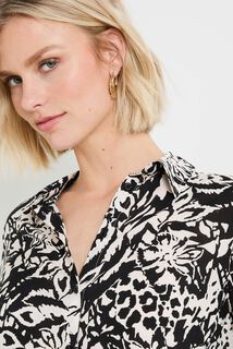 Chemise imprimée femme