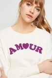 Sweatshirt Amour femme