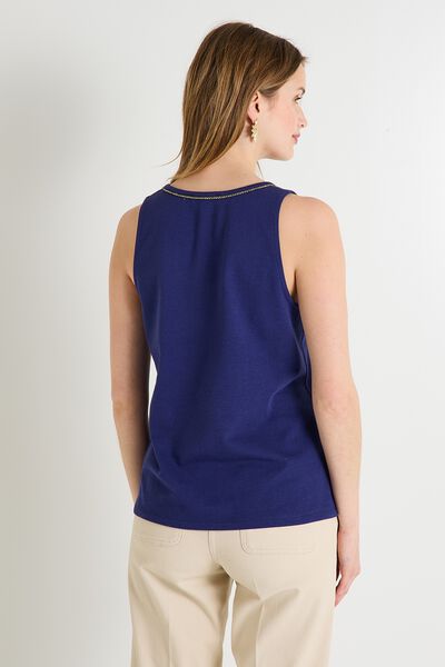 Débardeur col rond femme