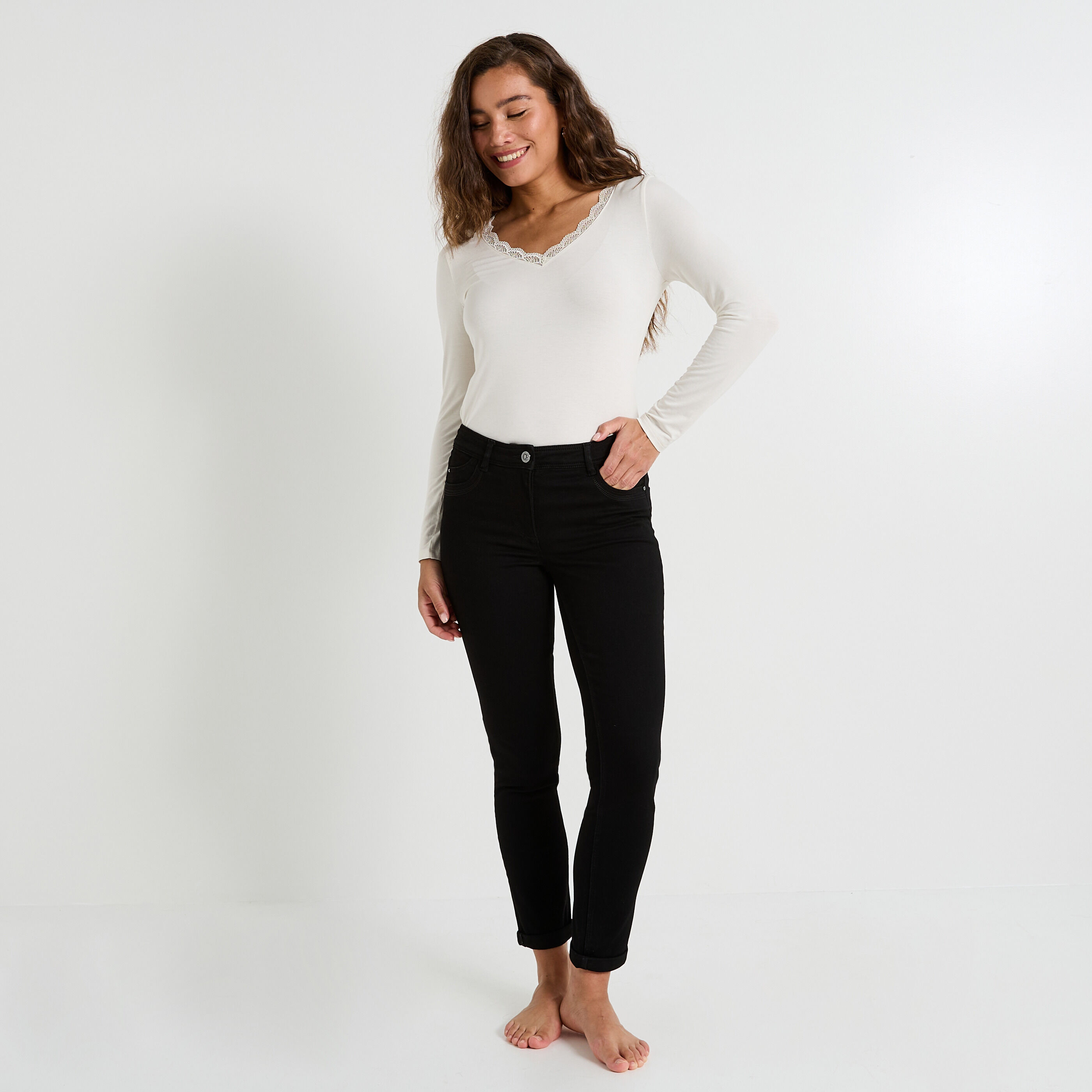 Jean raccourci TOKYO R01 femme