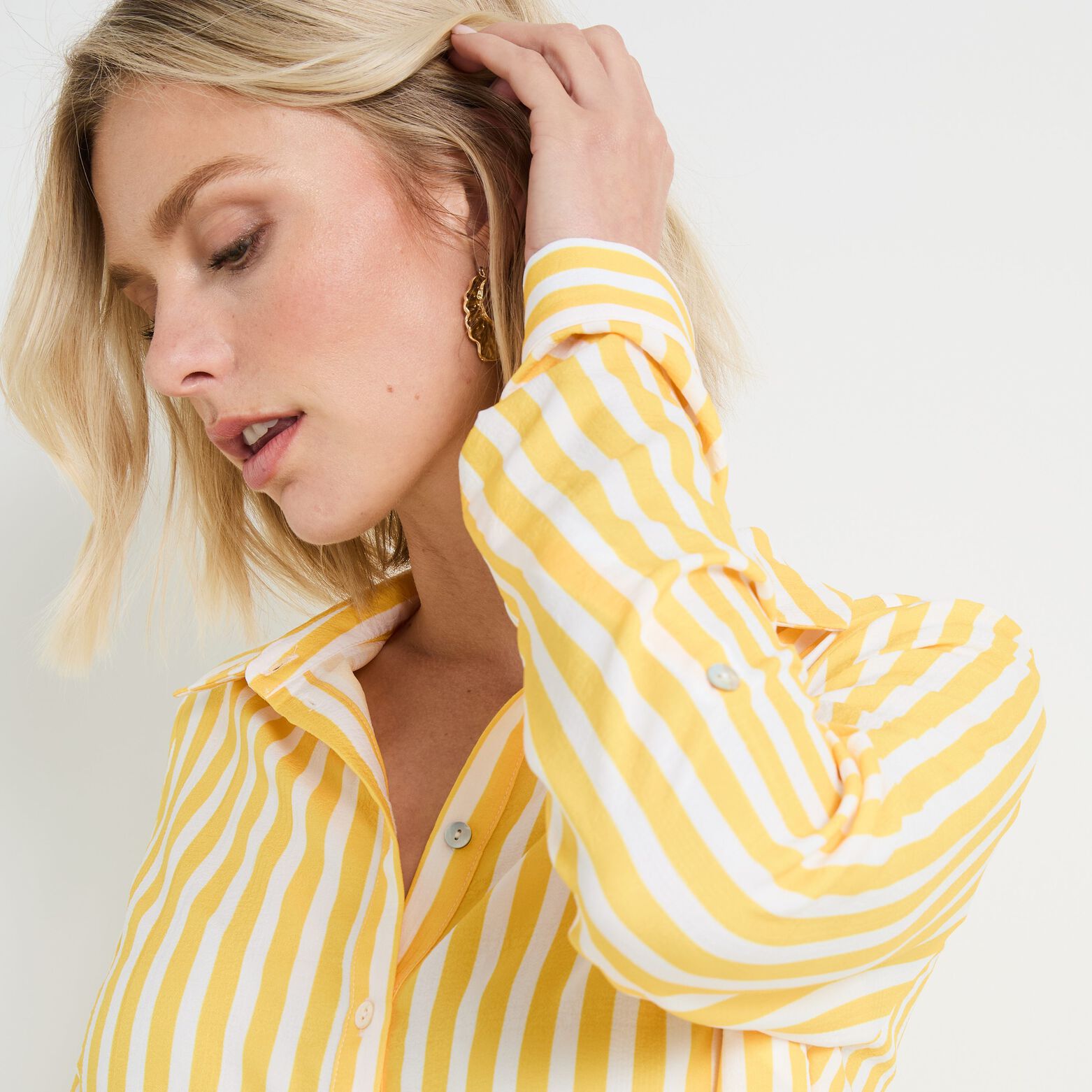 Chemise rayée femme