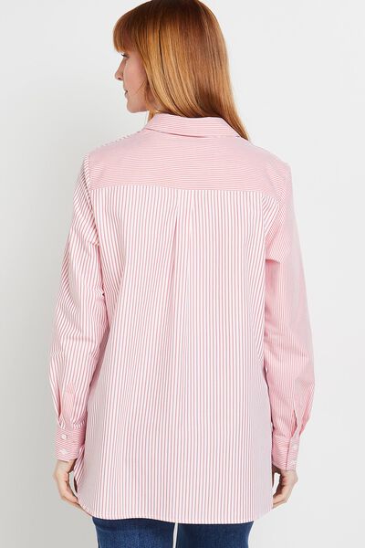 Chemise oversize rayée femme