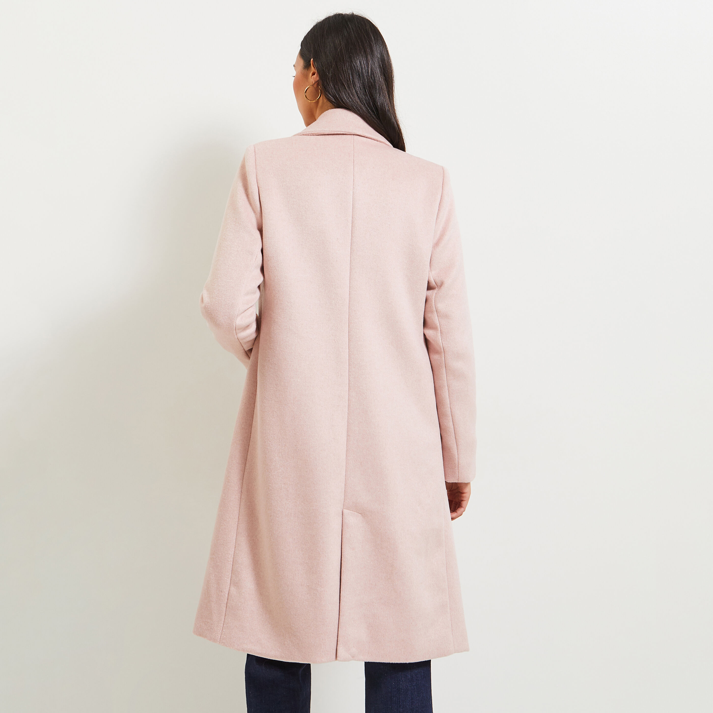 Manteau rose deals pale femme