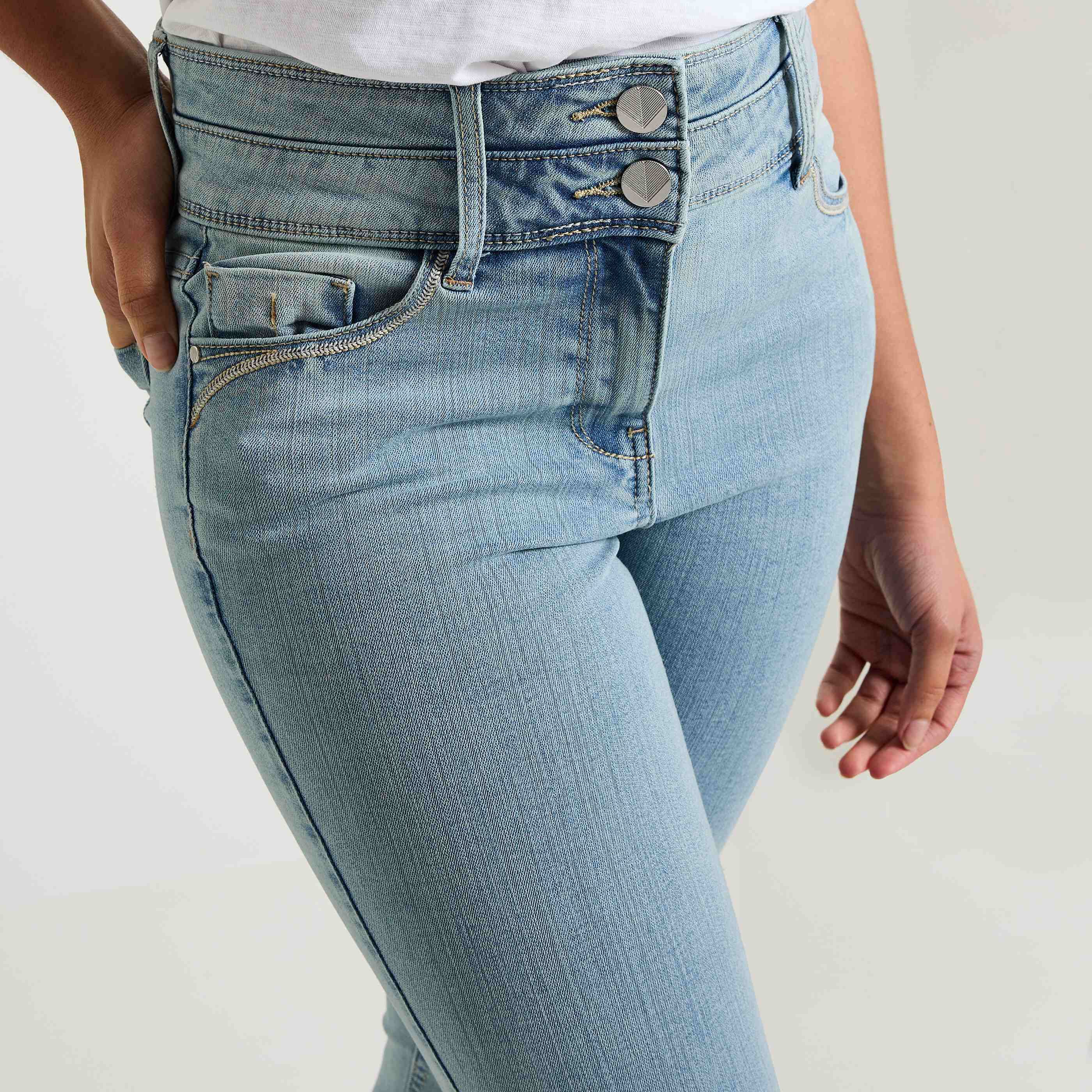 Jean raccourci HANOI R02 femme