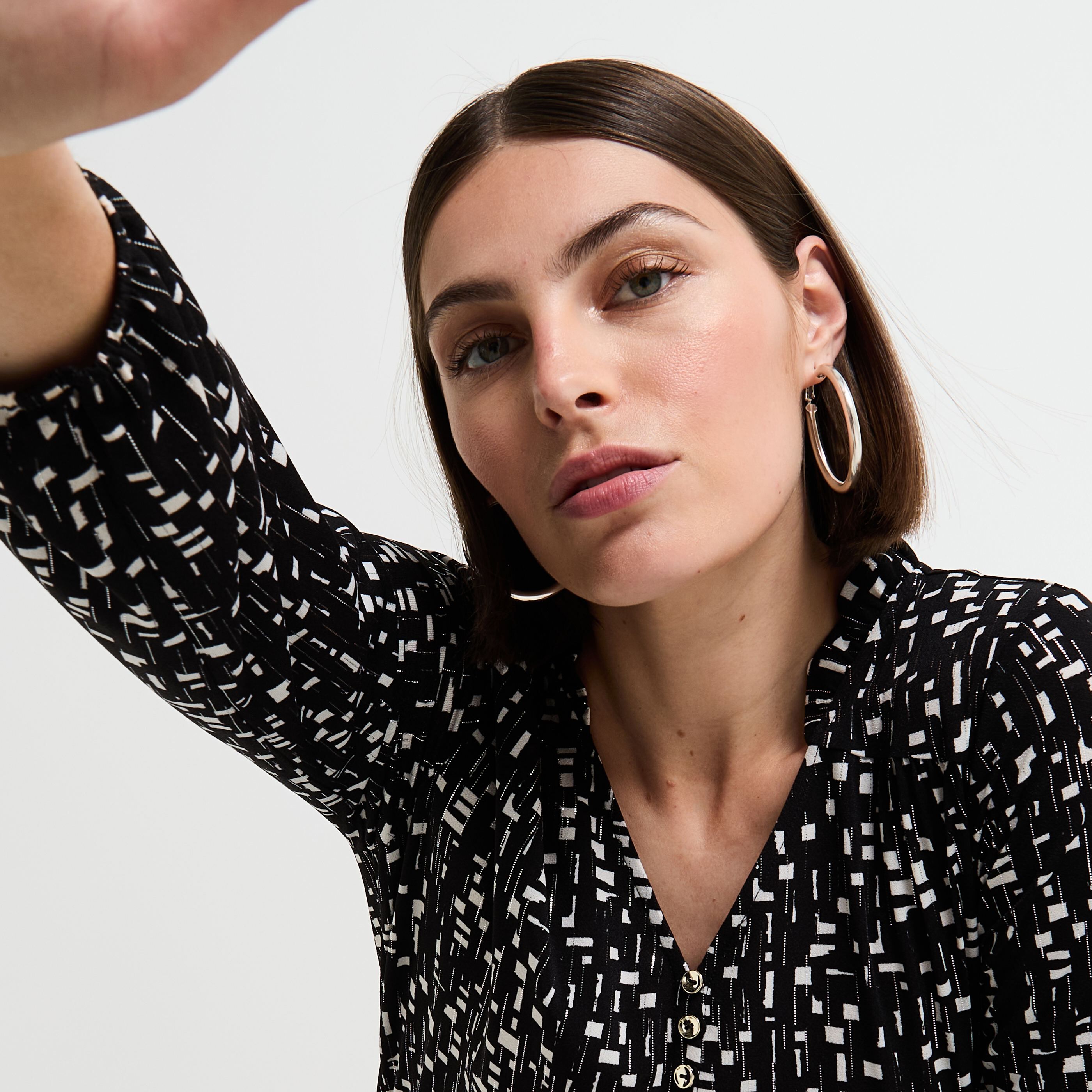 Blouse manches longues femme