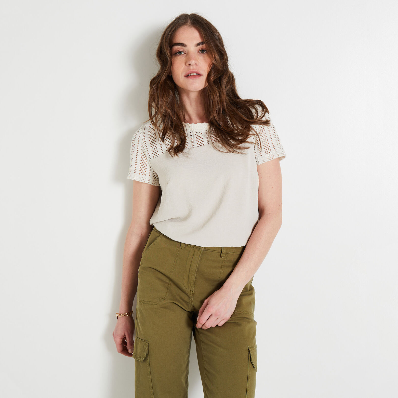 Blouse manches courtes femme