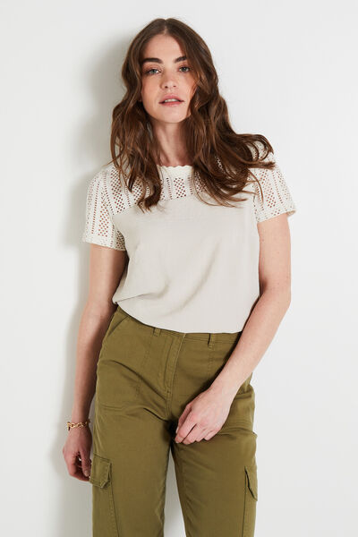 Blouse manches courtes femme