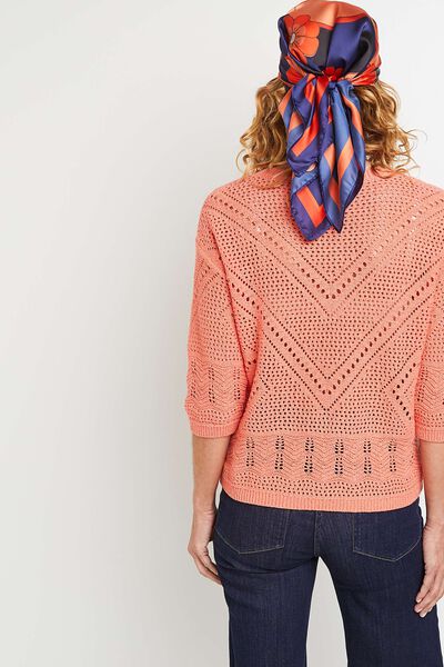 Pull ajouré femme