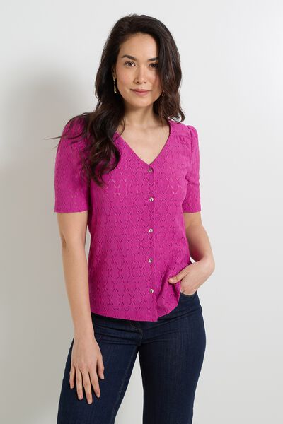 T-shirt col V femme