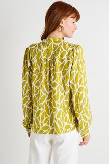 Chemisier imprimé bicolore femme