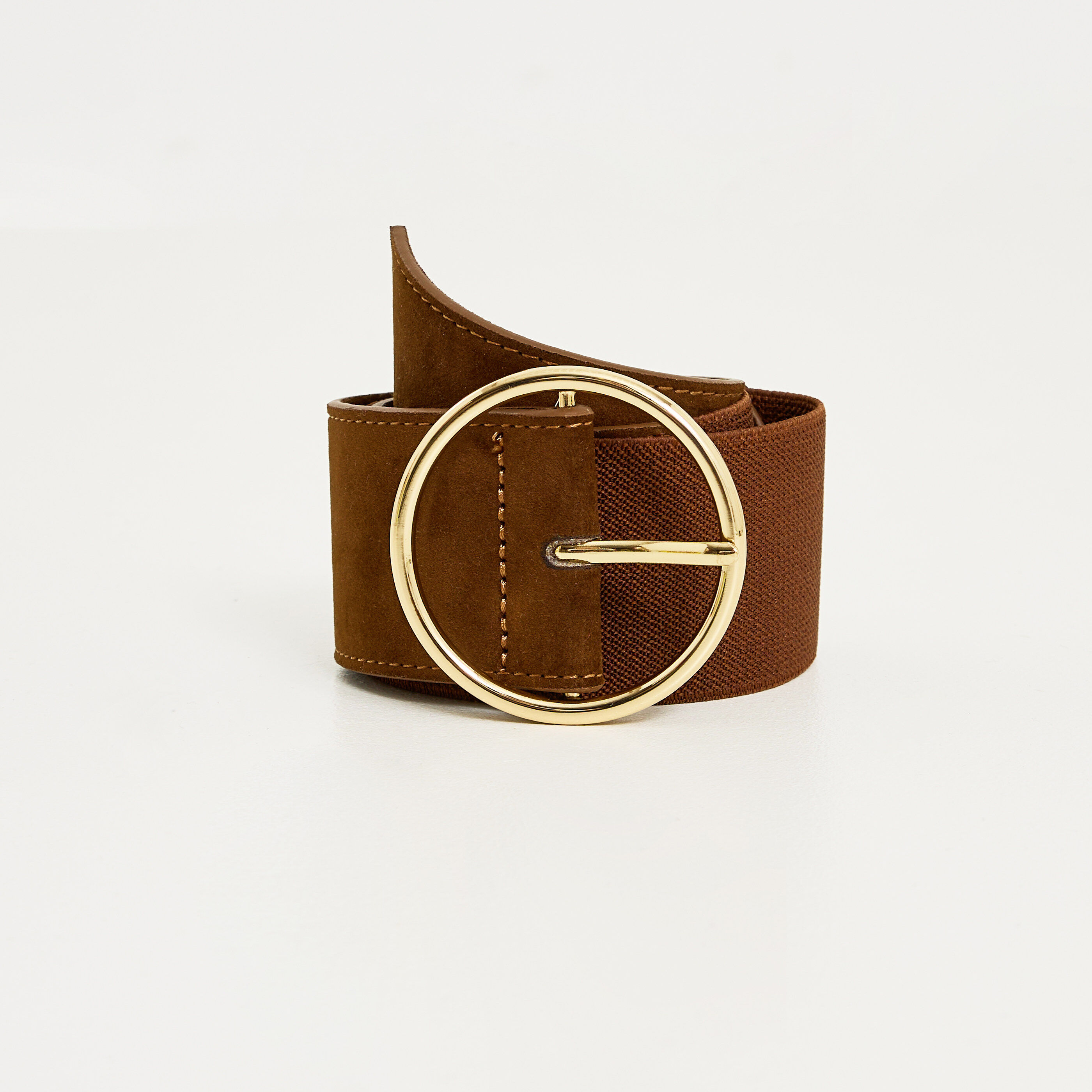Ceinture large &eacute;lastique femme