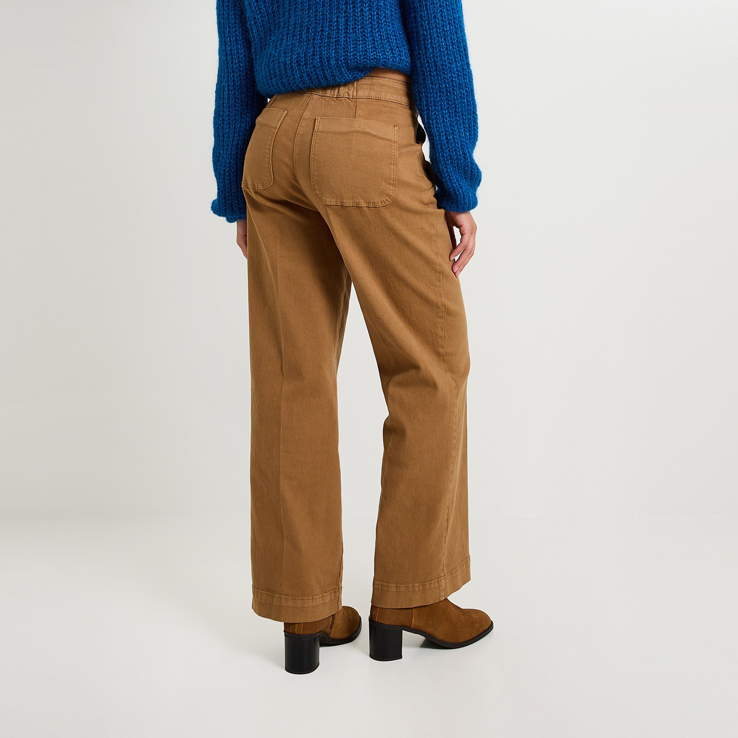 Jean flare POMPON F02 femme