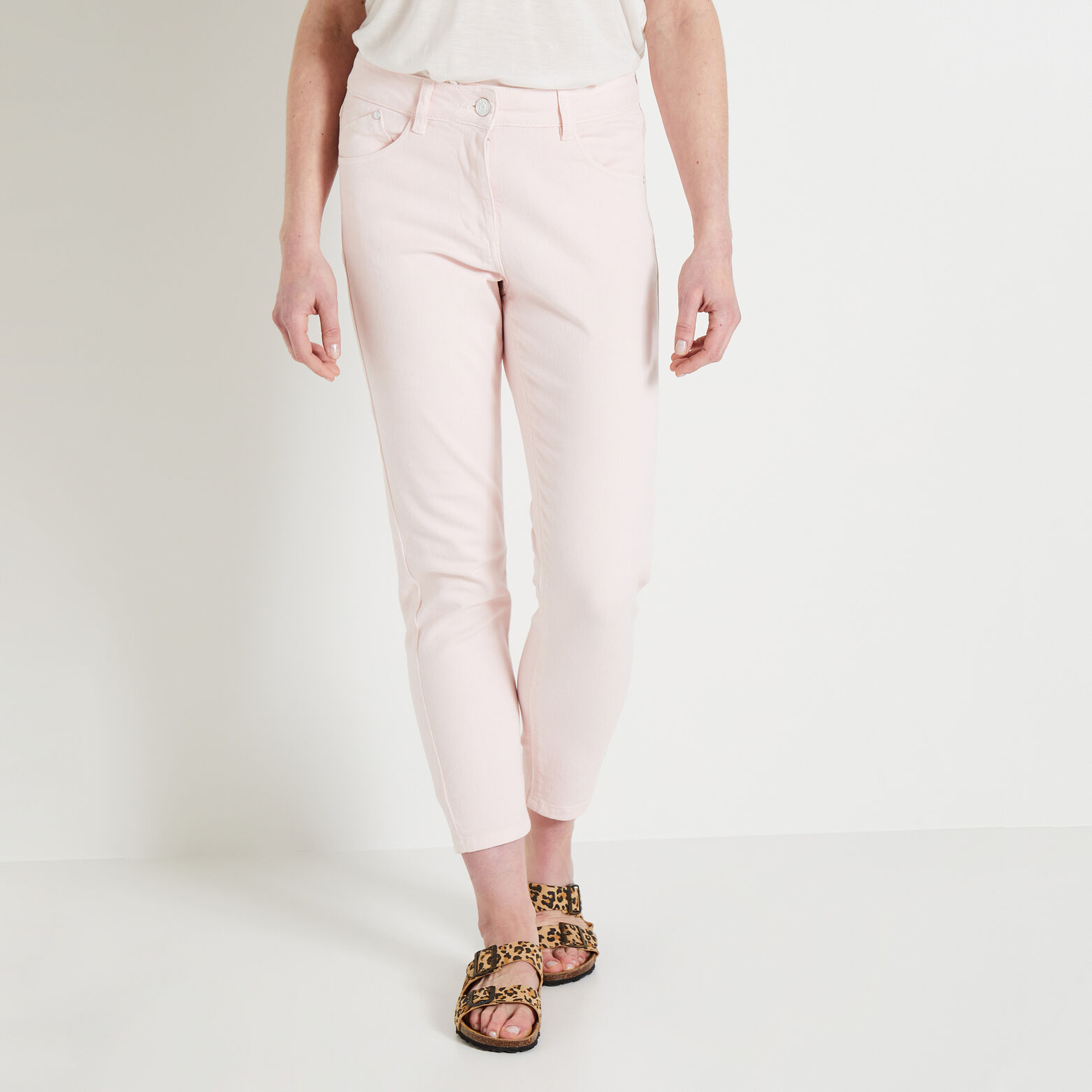 Jean Boyfriend raccourci femme