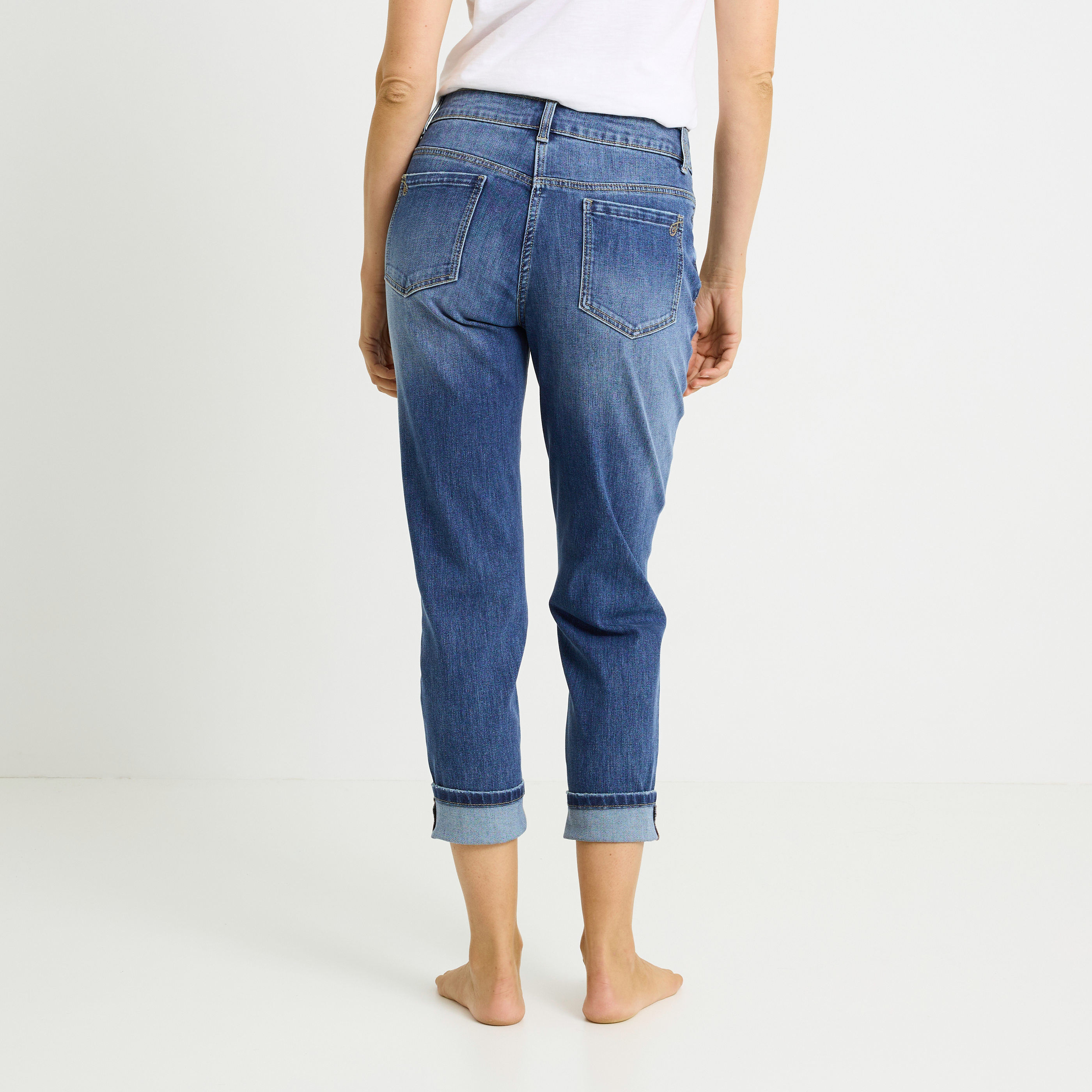 Jean boyfriend raccourci SEATTLE BF01