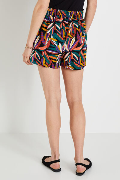 Short imprimé femme