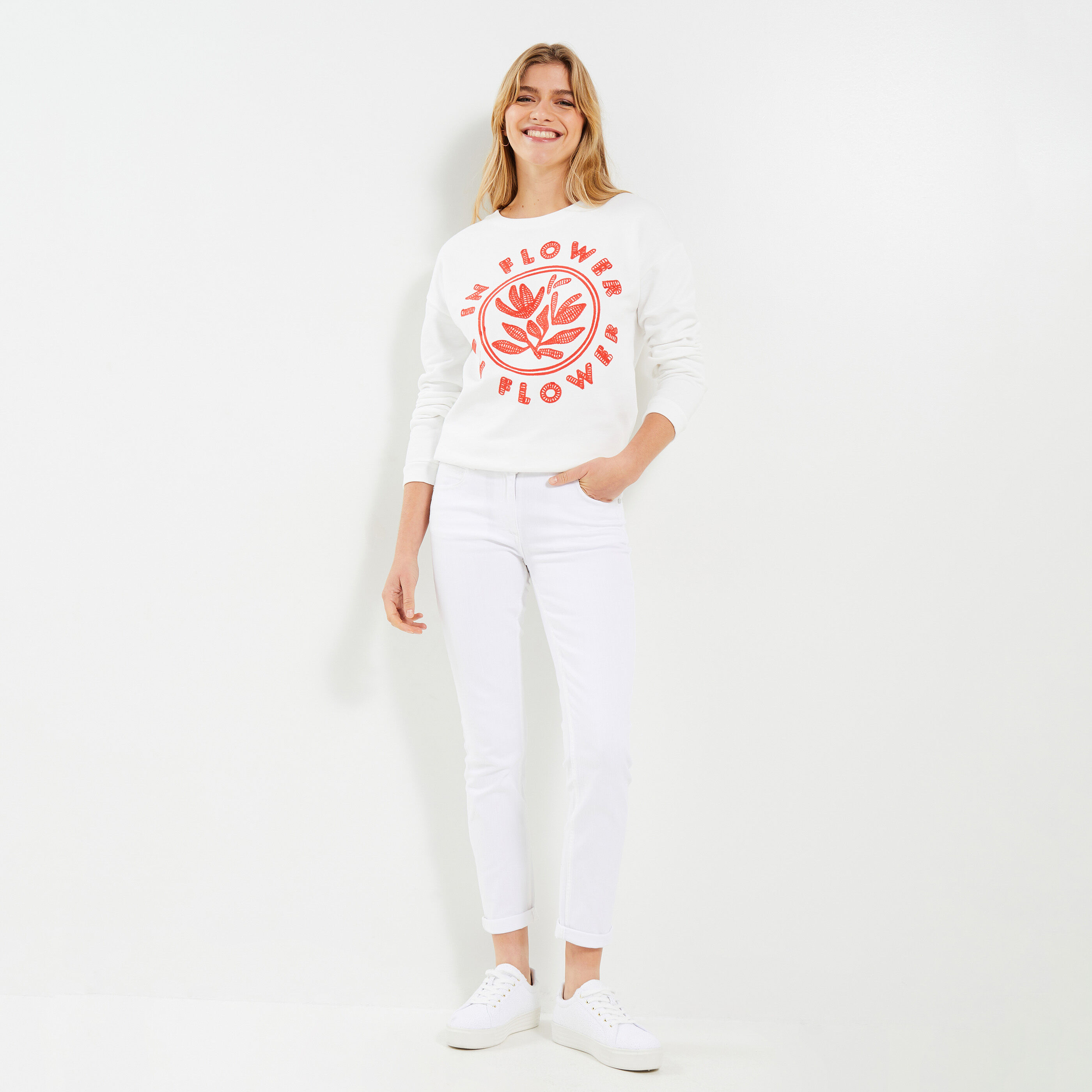 Jean raccourci CANCUN femme