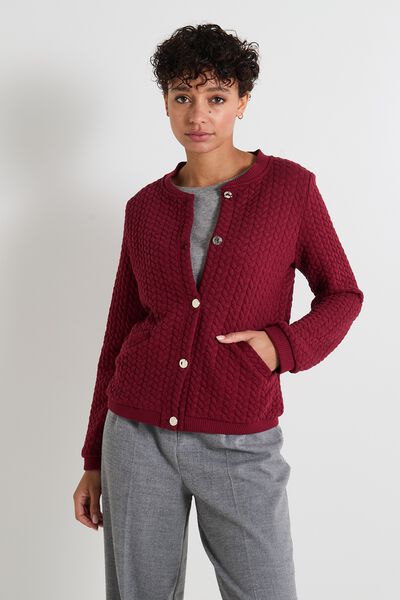 Bombers maille femme