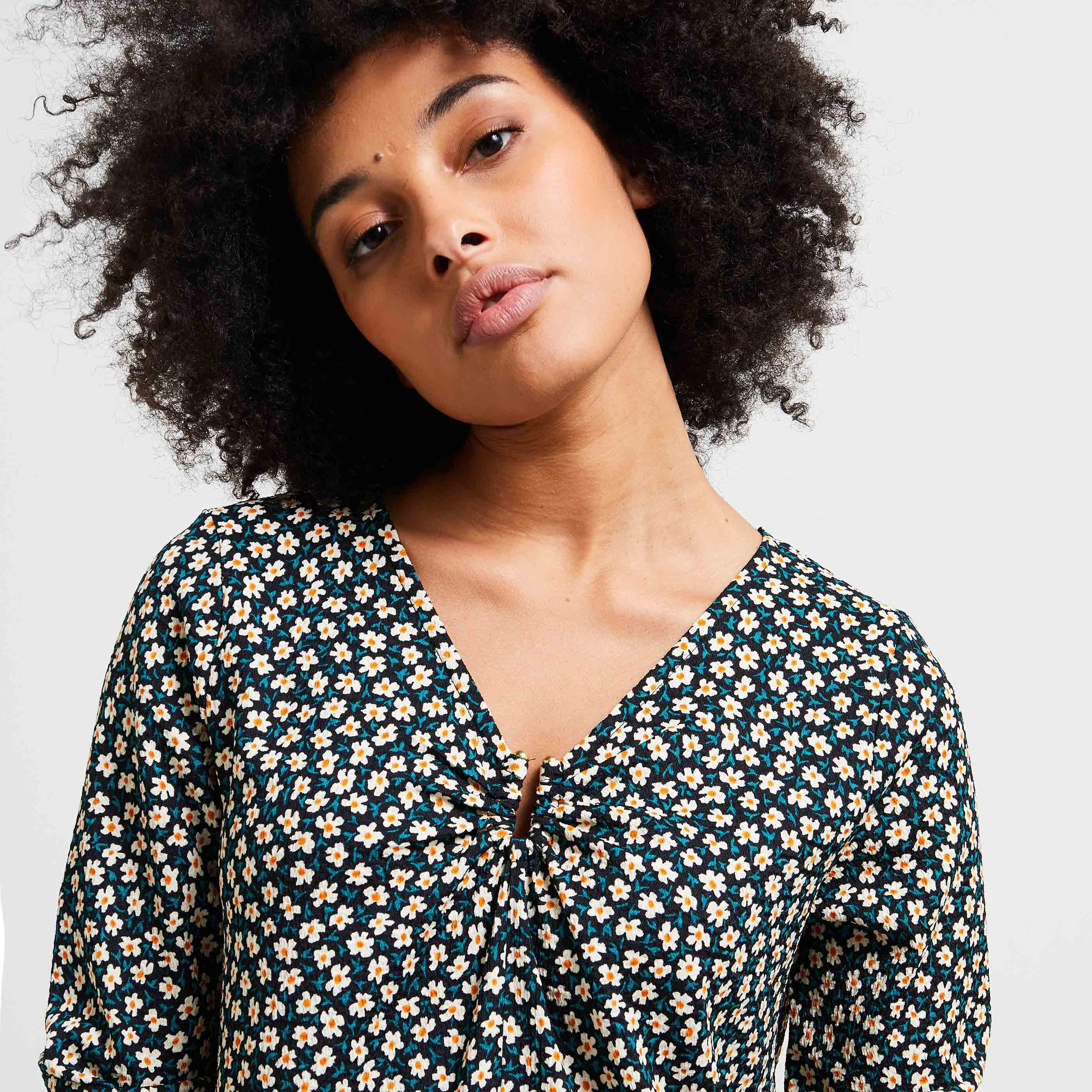 Robe imprim&eacute;e femme