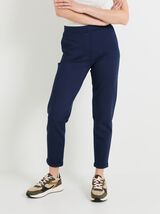 Pantalon cigarette maille femme
