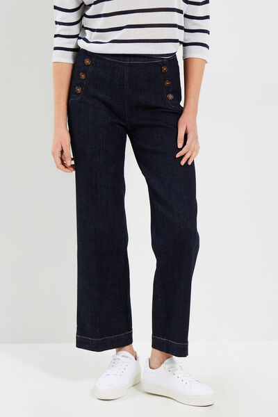 Jean flare POMPON femme