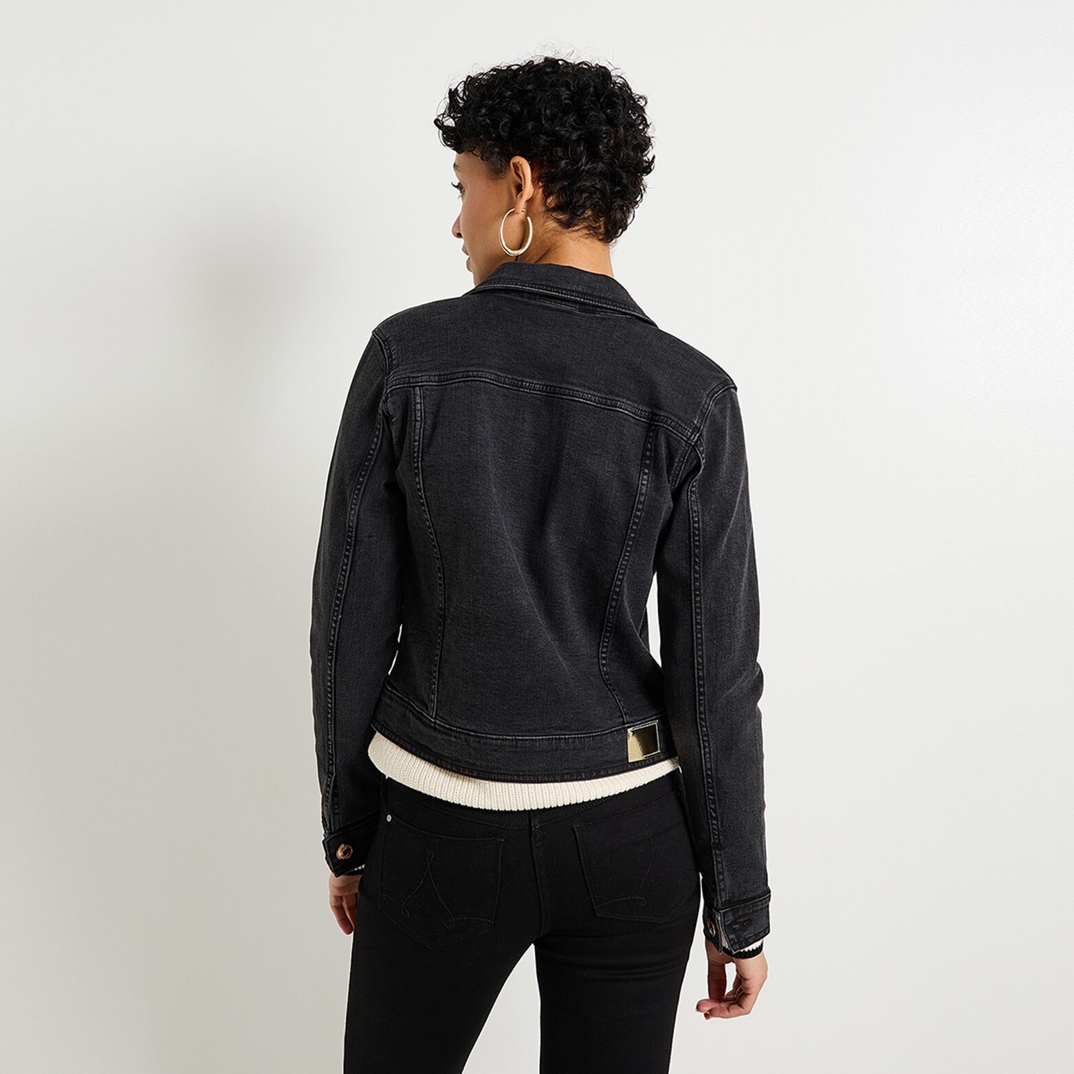 Veste en denim femme