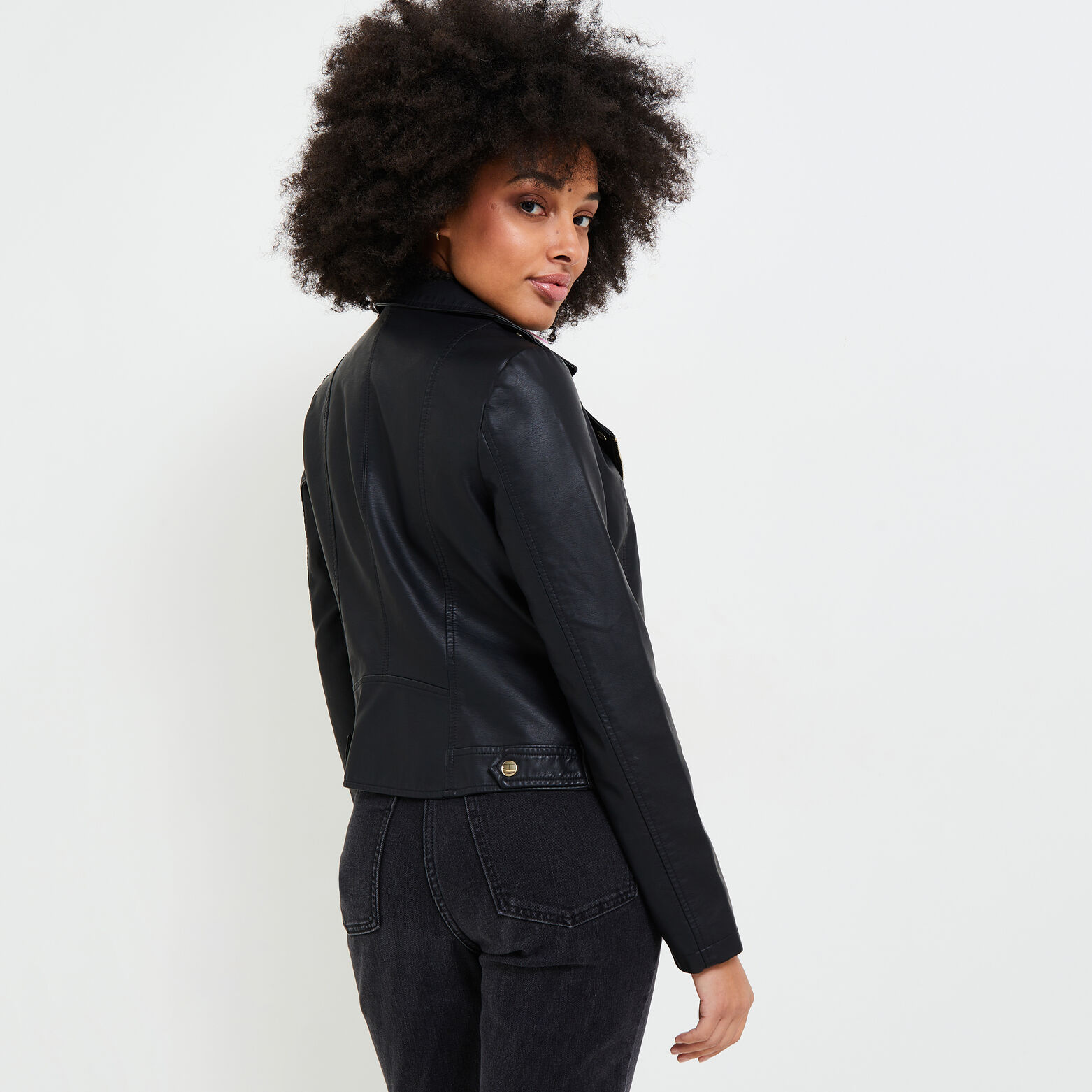 Blouson simili femme