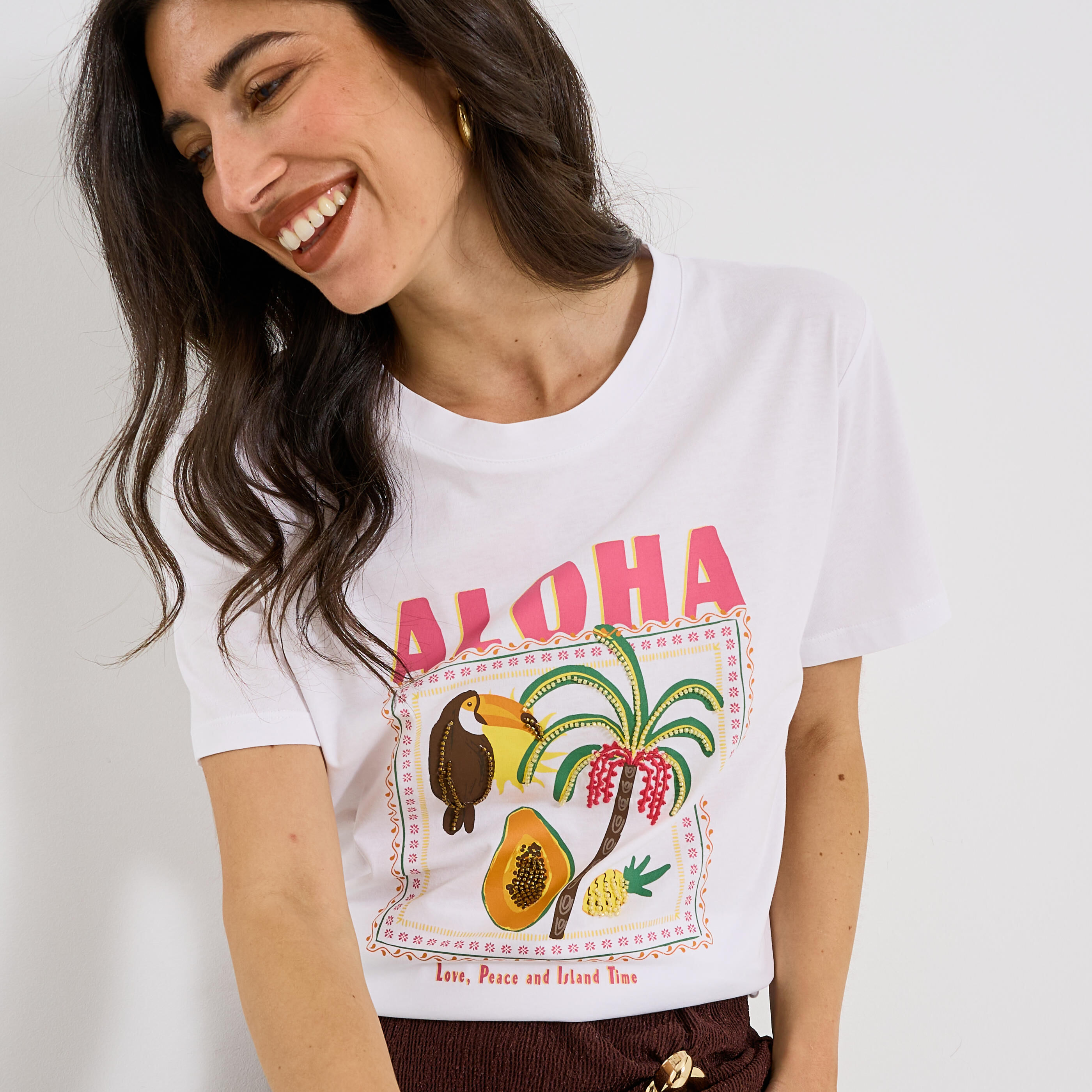 T-shirt graphique ALHOA femme