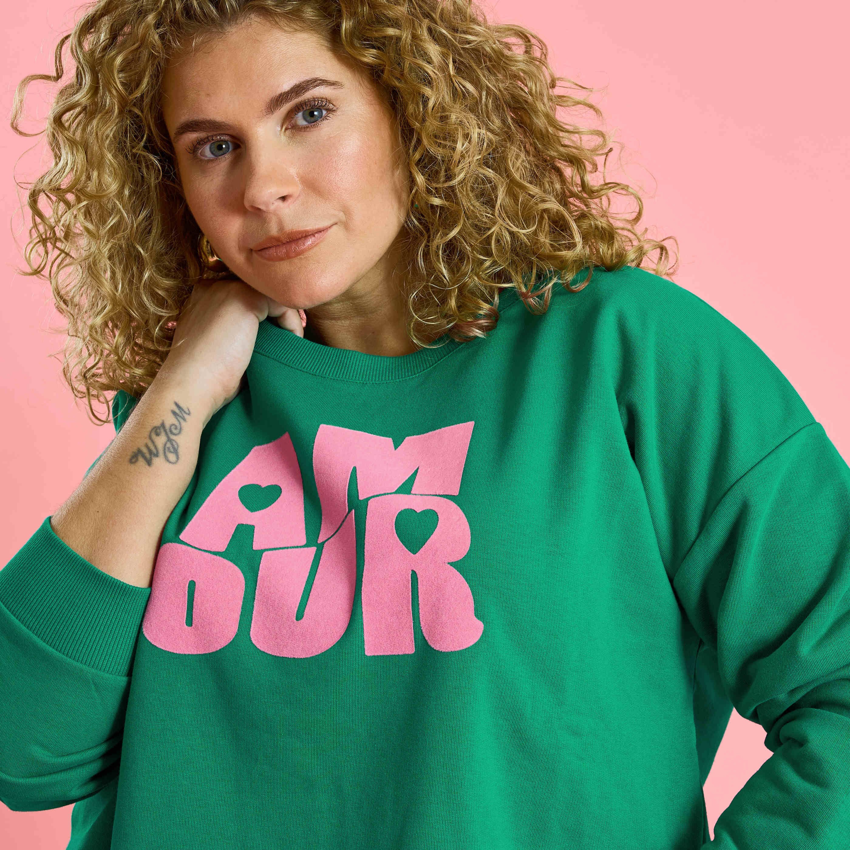 Sweat message amour femme