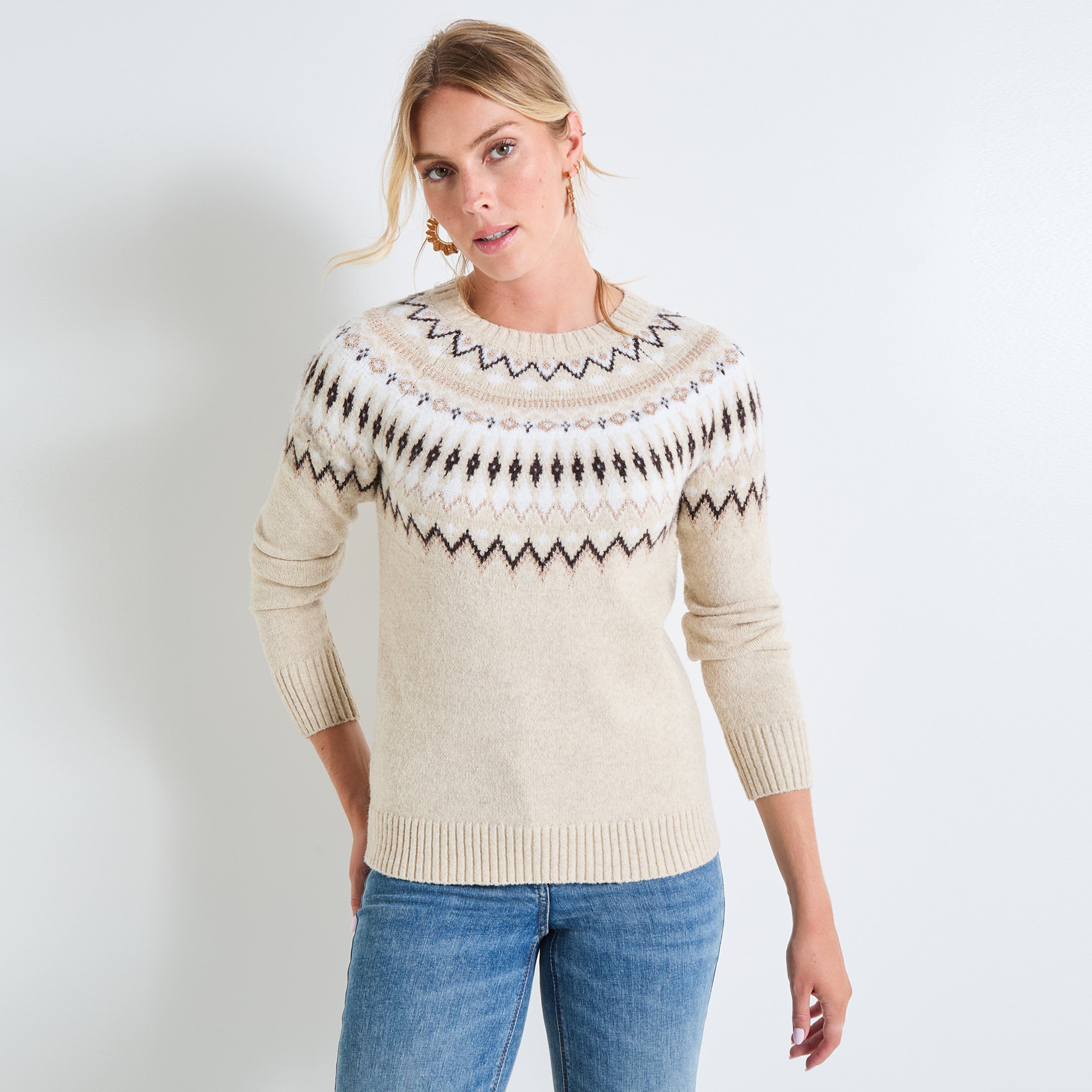 Pull manches longues femme