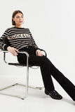 Pull lurex rayé rock
