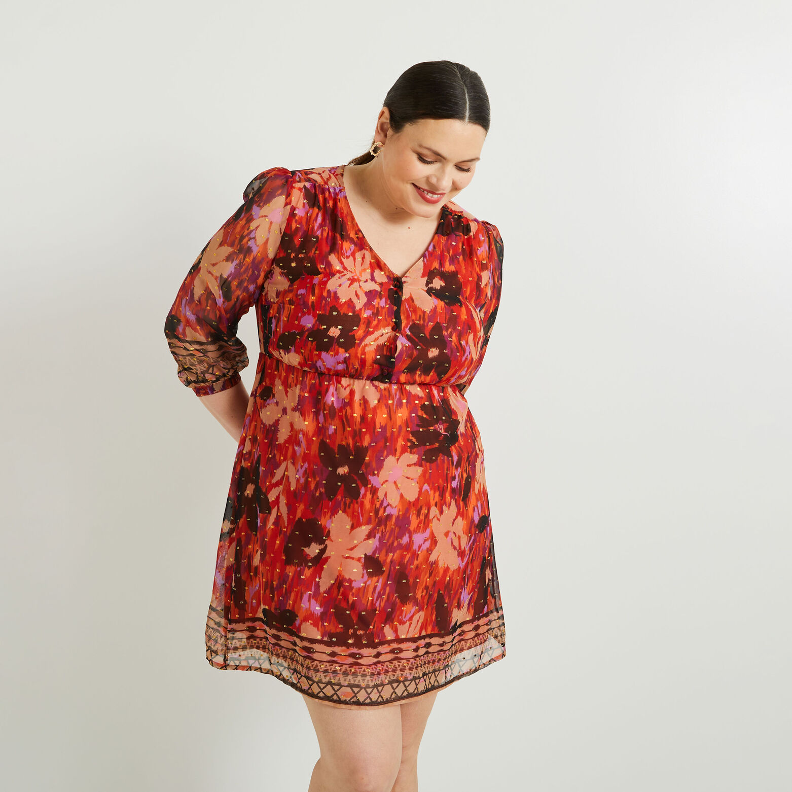 Robe imprimée femme