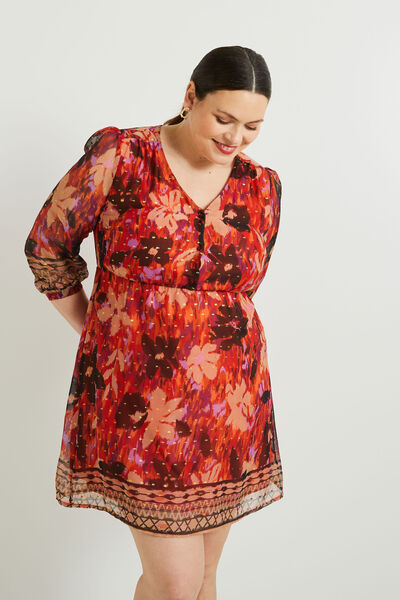 Robe imprimée femme