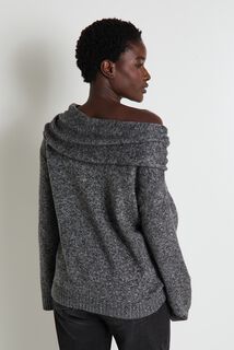 Pull col bardot femme