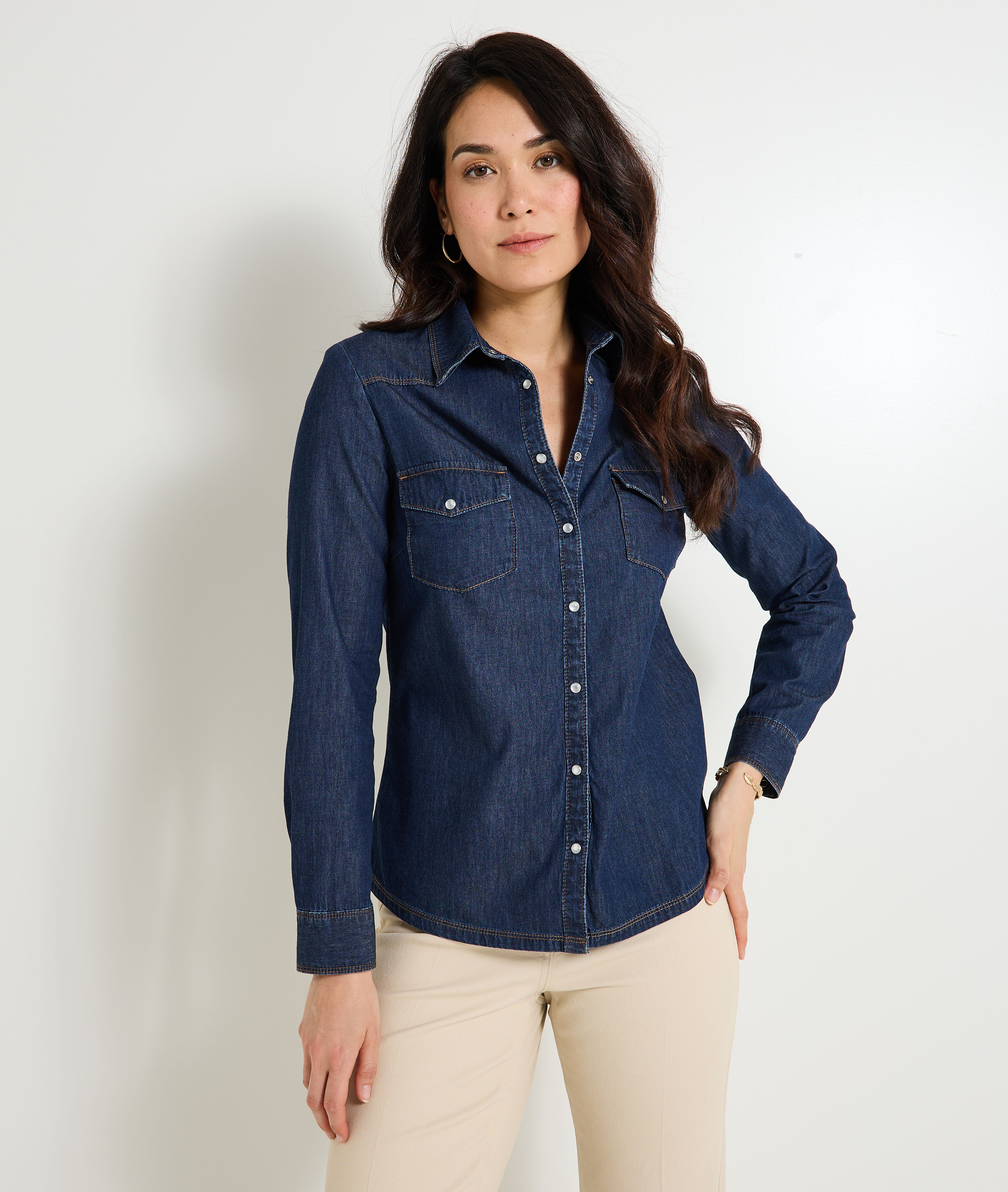 Chemise en jean femme