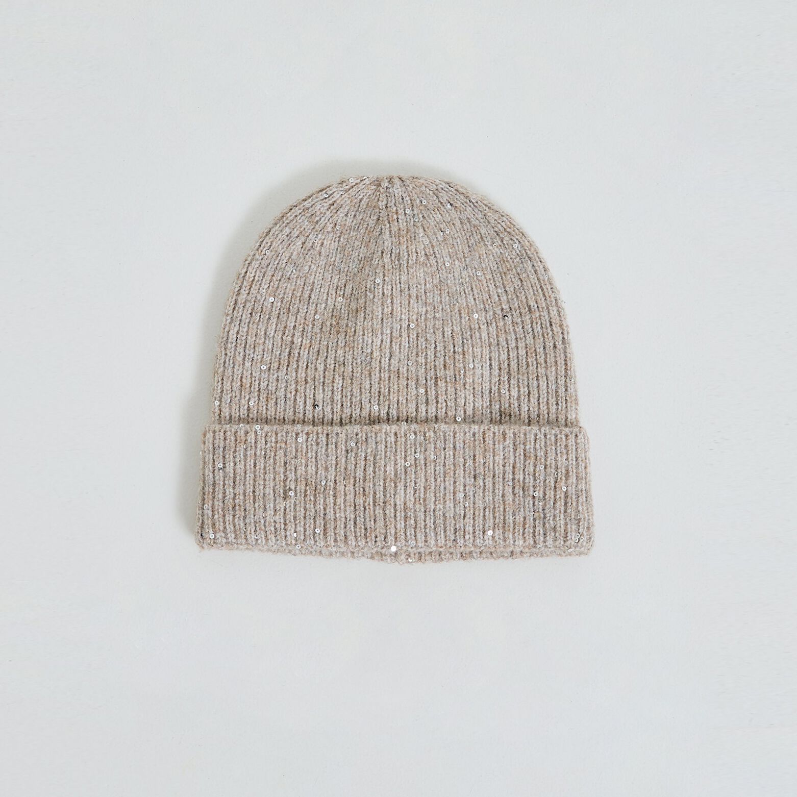 Bonnet sequins femme